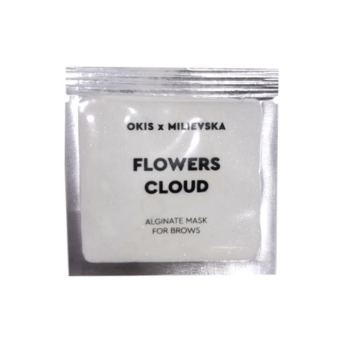 Альгинатная маска для бровей Okis Brow & MILIEVSKA / Flowers Cloud (5 саше)