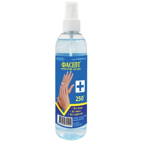 Hand sanitizer FASEPT Furman, 250 ml (with spray)