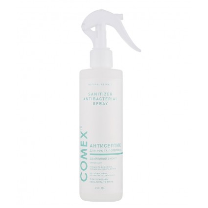 Antiseptic for hands and surfaces Comex - Careful protection with eucalyptus and mint extract, 250 ml