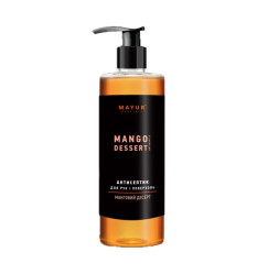 Антисептик для рук та поверхонь з рослинним гліцерином Mayur - MANGO DESSERT, 500 мл