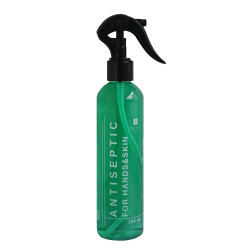 Антисептик для рук Klever Beauty - For Hands & Skin (зелений), 250 мл