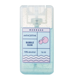 Антисептик для рук MERMADE / Bubble Gum / міні-спрей, 16 мл