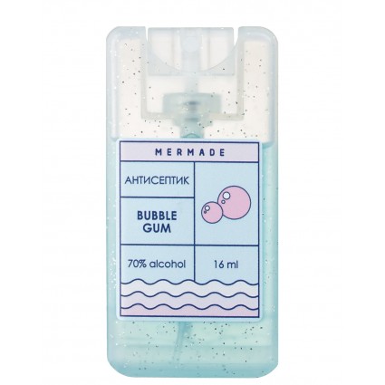 Антисептик для рук MERMADE / Bubble Gum / мини-спрей, 16 мл