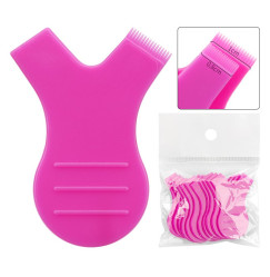 Applicator for curling and laminating eyelashes Premium / raspberry or violet