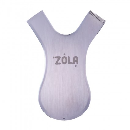 Metallic comb applicator ZOLA - COMB Applicator - silver