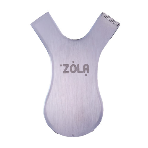 ZOLA metalowy APLIKATOR-grzebień – COMB Applicator – SREBRNY
