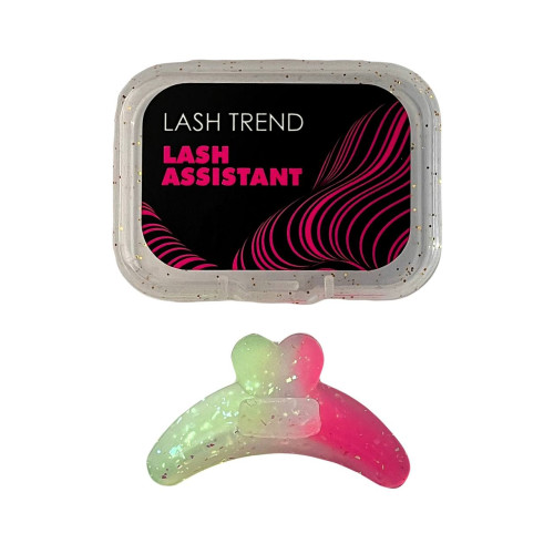 Asystent do rzęs LASH TREND / Lash Assistant (1 szt. w opakowaniu) / różowo-zielony