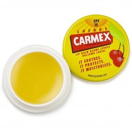 Бальзам для губ Carmex / Lip Balm / Cherry SPF15 / (в БАНОЧЦІ) вишня, 7,5 г
