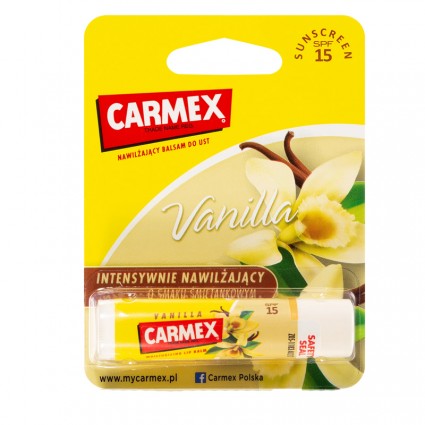 Lip balm Carmex / Lip Balm Stick / Vanilla SPF15 / (stick) vanilla, 4.25 g