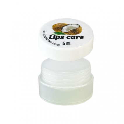 Lips Care / "Coconut" lip balm, jar, 5 ml