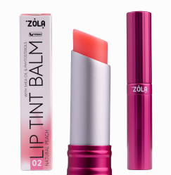 Balsam do ust barwiony ZOLA - Lip Tint Balm - 02 Peach Natural