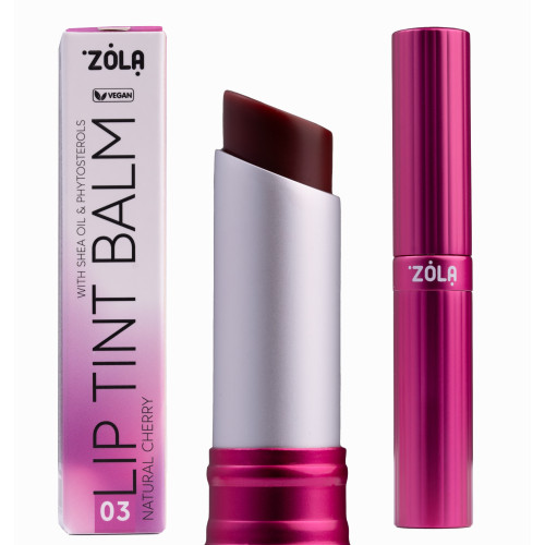 Lip balm tinted ZOLA - Lip Tint Balm - 03 Cherry Natural