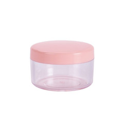 Cosmetic jar with a twist for storing henna, 1 pc - with a pink lid - 10 g
