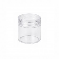 Jar with lid for storage, 1 piece / transparent / 20 g