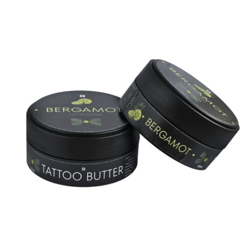 Masło do pielęgnacji tatuażu Klever Beauty - Masło do tatuażu - BERGAMOTKA, 50 ml