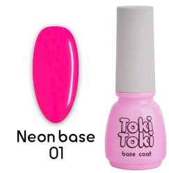 Color base for gel polish Toki Toki / Neon No. 01, 5 ml