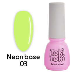 Color base for gel polish Toki Toki / Neon No. 03, 5 ml