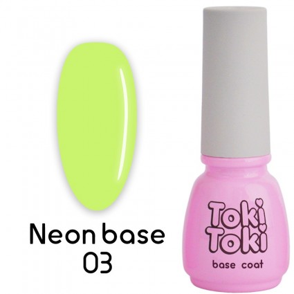 База цветная для гель-лака Toki Toki / Neon №03, 5 мл