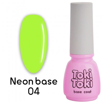 База цветная для гель-лака Toki Toki / Neon №04, 5 мл