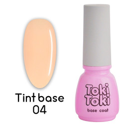 Color base for gel polish Toki Toki / Tint No. 04, 5 ml