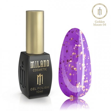 Colored nail base MILANO / GOLDEN BLOOM № 04, 12 ml (expiration date: 09.07.26)