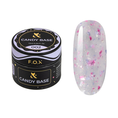 База для гель-лака F.O.X / Candy Base / 002, баночка 10 мл