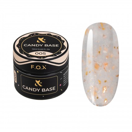 База для гель-лака F.O.X / Candy Base / 005, баночка 10 мл