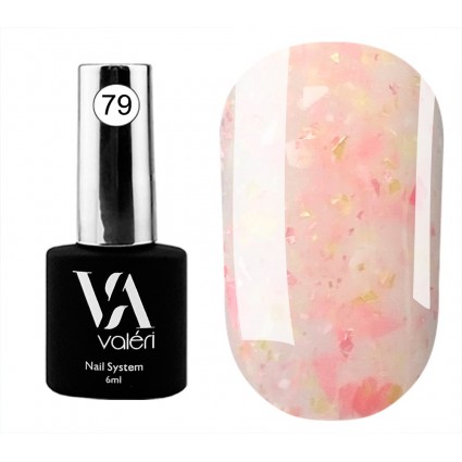 Base for gel polish VALERI Flakes Base / №79, 6 ml