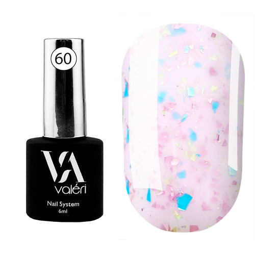 Base for gel polish VALERI Patal Base / №60, 6 ml