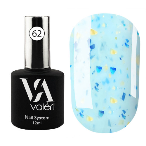 Base for gel polish VALERI Patal Base / №62, 12 ml