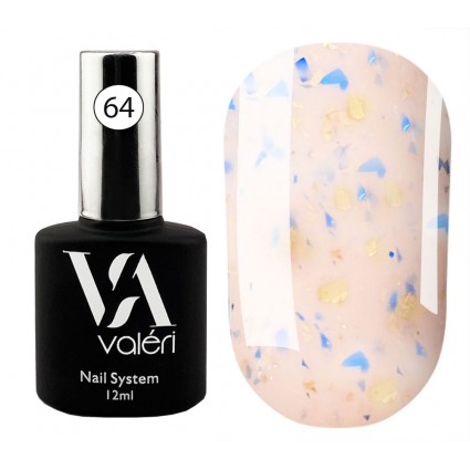 Base for gel polish VALERI Patal Base / №64, 12 ml