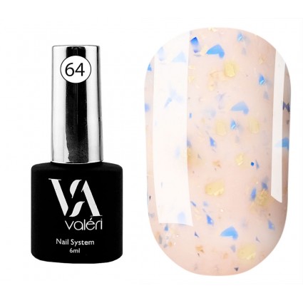 Base for gel polish VALERI Patal Base / №64, 6 ml
