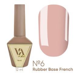VALERI gel polish base coat - Rubber Base French - №006, 12 ml