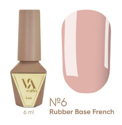 База для гель-лаку VALERI - Rubber Base French - №006, 6 мл