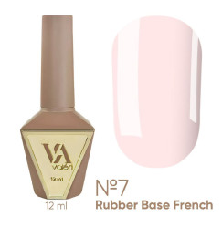 База для гель-лаку VALERI - Rubber Base French - №007, 12 мл