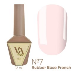VALERI gel polish base coat - Rubber Base French - №007, 12 ml