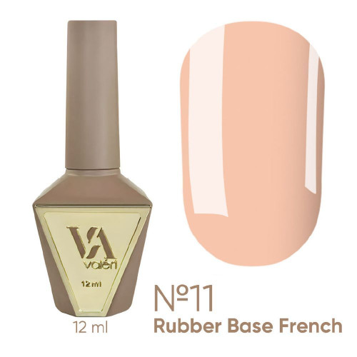 База для гель-лака VALERI - Rubber Base French - №011, 12 мл