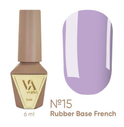 База для гель-лаку VALERI - Rubber Base French - №015, 6 мл
