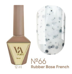 База для гель-лаку VALERI - Rubber Base French - №066, 12 мл