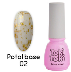 Camouflage base for gel polish Toki Toki / Potal 002, 5 ml