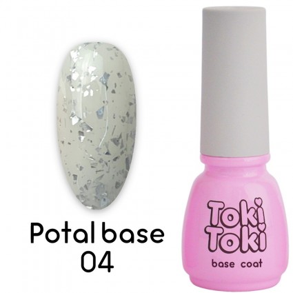 Camouflage base for gel polish Toki Toki / Potal 004, 5 ml
