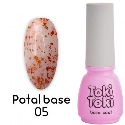 Camouflage base for gel polish Toki Toki / Potal 005, 5 ml