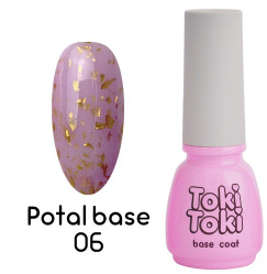 Camouflage base for gel polish Toki Toki / Potal 006, 5 ml