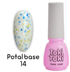 Camouflage base for gel polish Toki Toki / Potal 014 Bravery, 5 ml