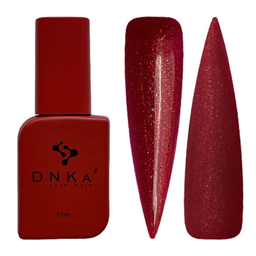 Baza kamuflaż DNKa Cover Base / №0005 Daring (wino ze złotym i czerwonym połyskiem), 12 ml