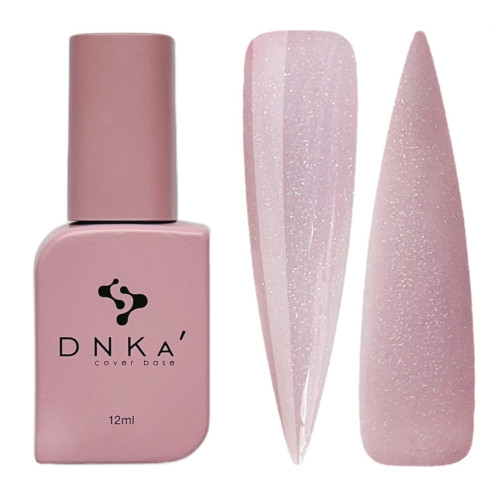 Baza kamuflaż DNKa Cover Base/ nr 0008 Magical (fioletowo-różowy z holograficznym połyskiem), 12 ml