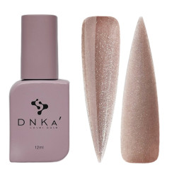 База камуфлирующая DNKa Cover Base / №0012 Shining (нежно-коричневый с серебряным шиммером), 12 мл