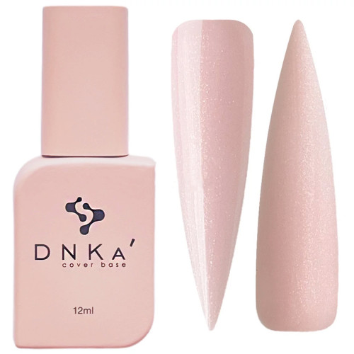 Base camouflage DNKa Cover Base / №0040 Romantic (creamy pink with silver shimmer), 12 ml