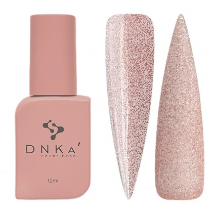 База камуфлююча DNKa Cover Base №0041 Stunning (персиковий з рожевим шимером), 12 мл