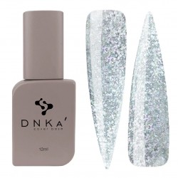 База камуфлирующая DNKa Cover Base / №0049 Hype (прозрачный с поталью, светоотражающий), 12 мл